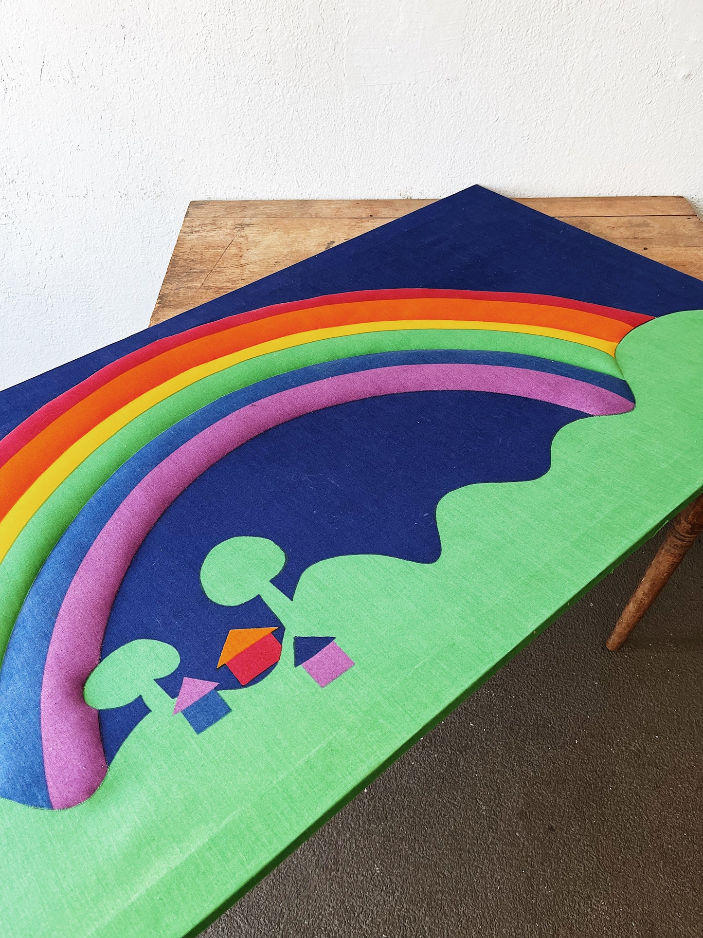 Vintage Finnish Quilted Fabric Art