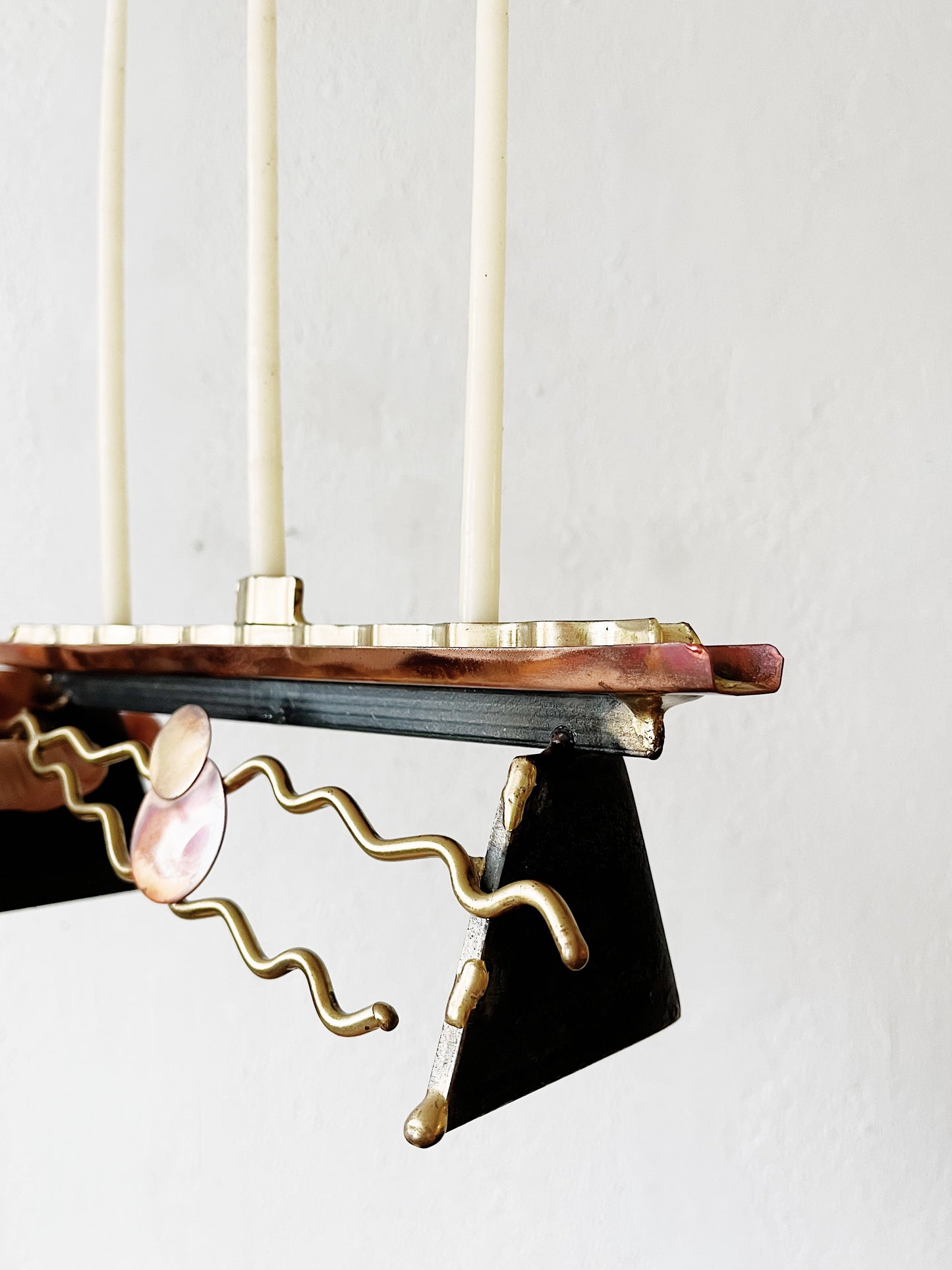 Modern Menorah Candle Holder