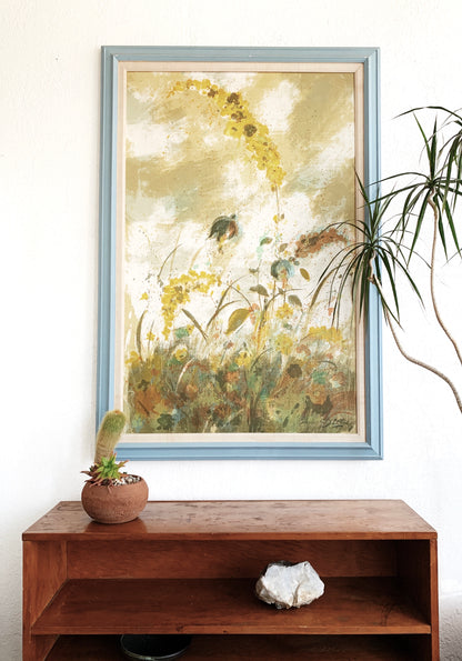 Extra Large Mid Century Dietrich Grunewald Serigraph