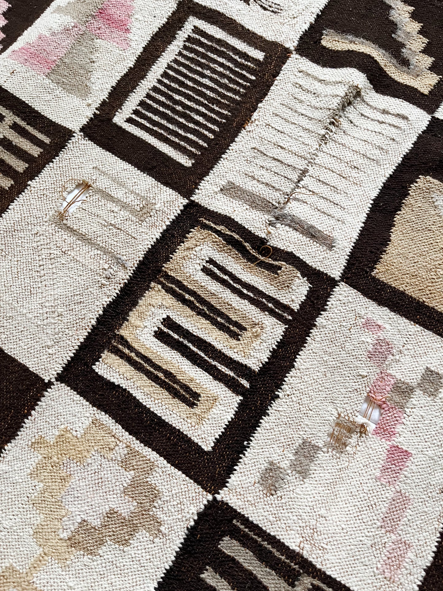 Stunning Handwoven Wool Textile