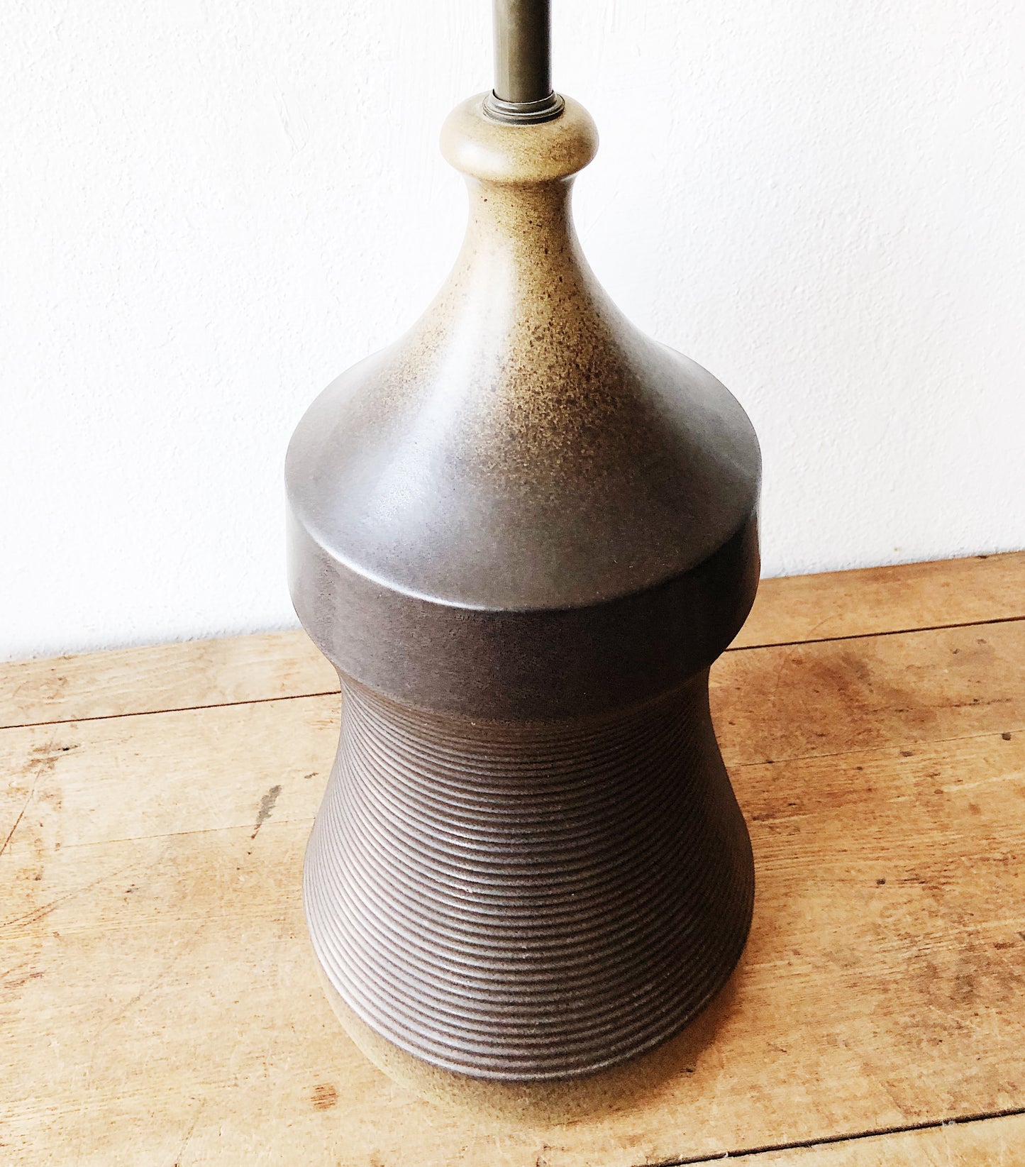 Large Vintage Stoneware Lamp