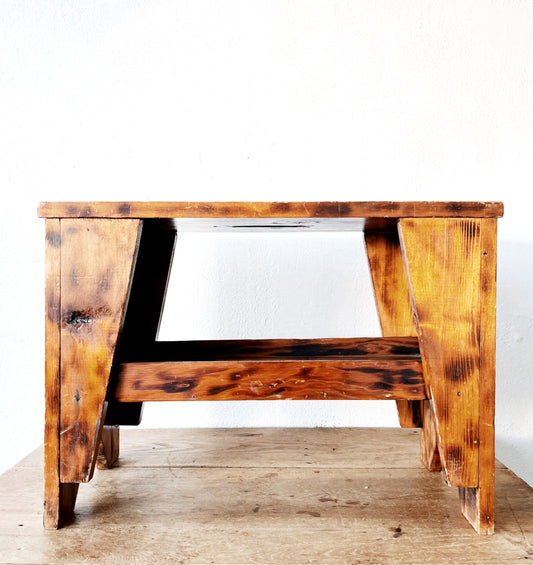 Handmade Tiger Maple Bench