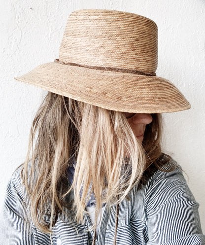 Tula Hand Woven Palm Sun Hat UPF 50+