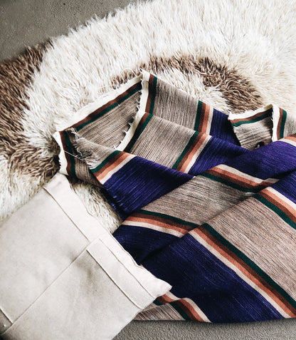 Vintage Wool Blend Blanket