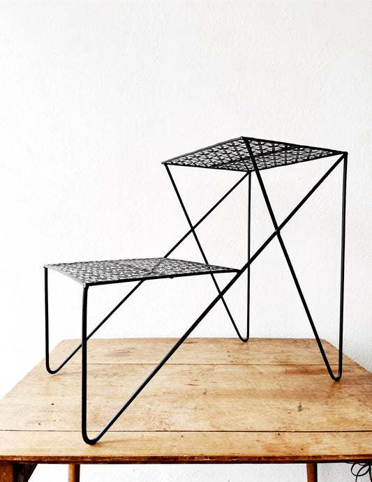 Mid Century Tiered Table