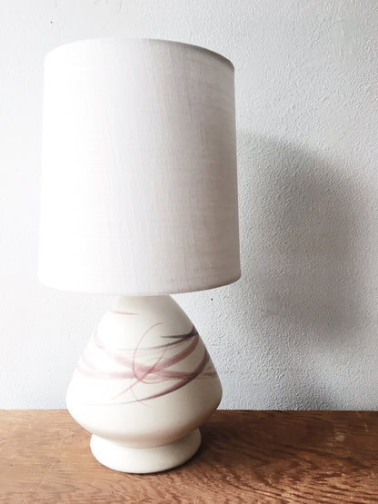 Vintage Ceramic Swirl Lamp