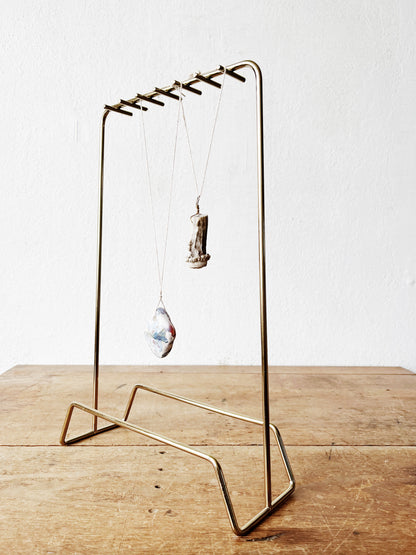 Vintage Brass Hanging Rack