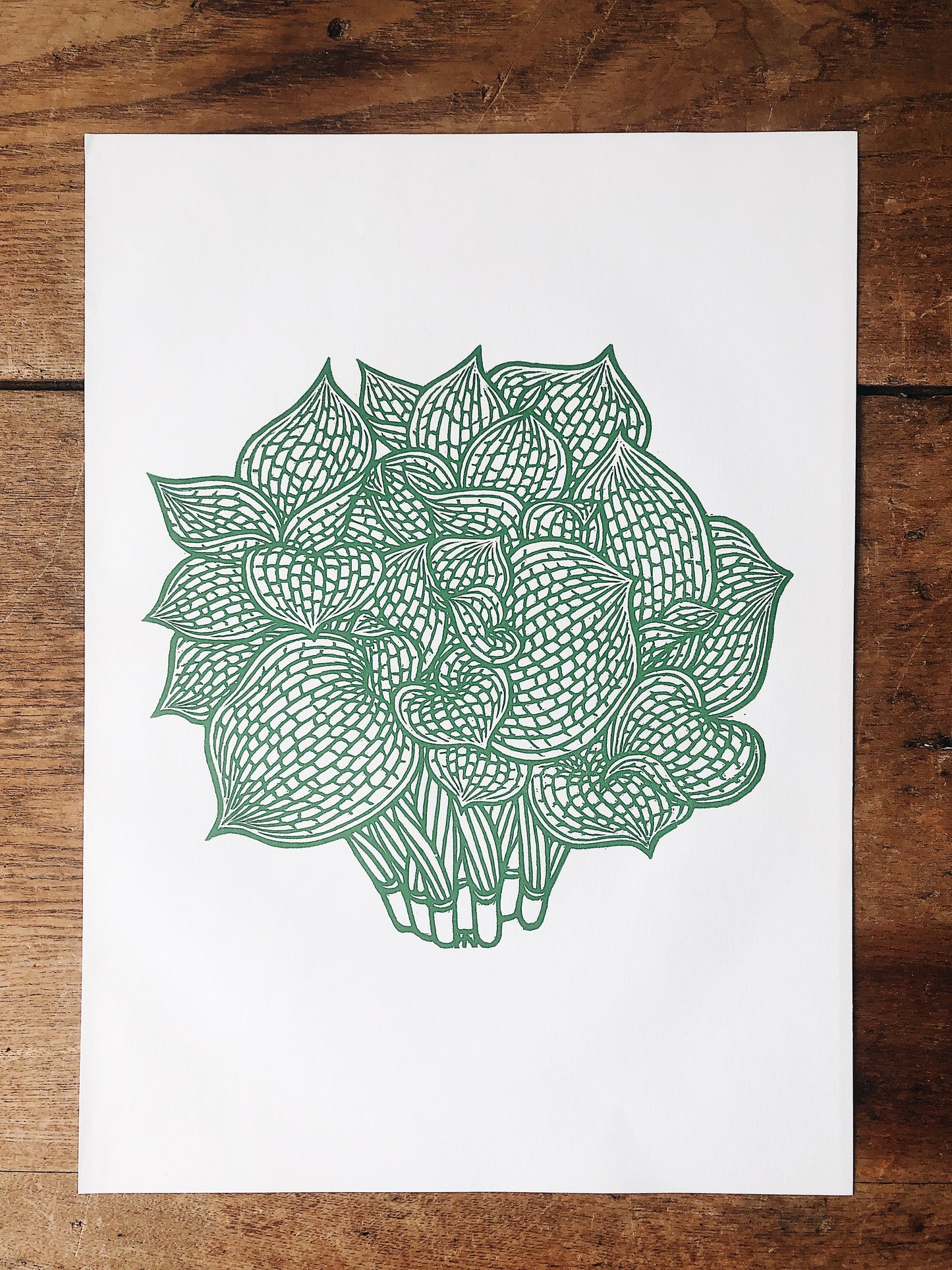 Vintage Czechoslovakian Wood Cut