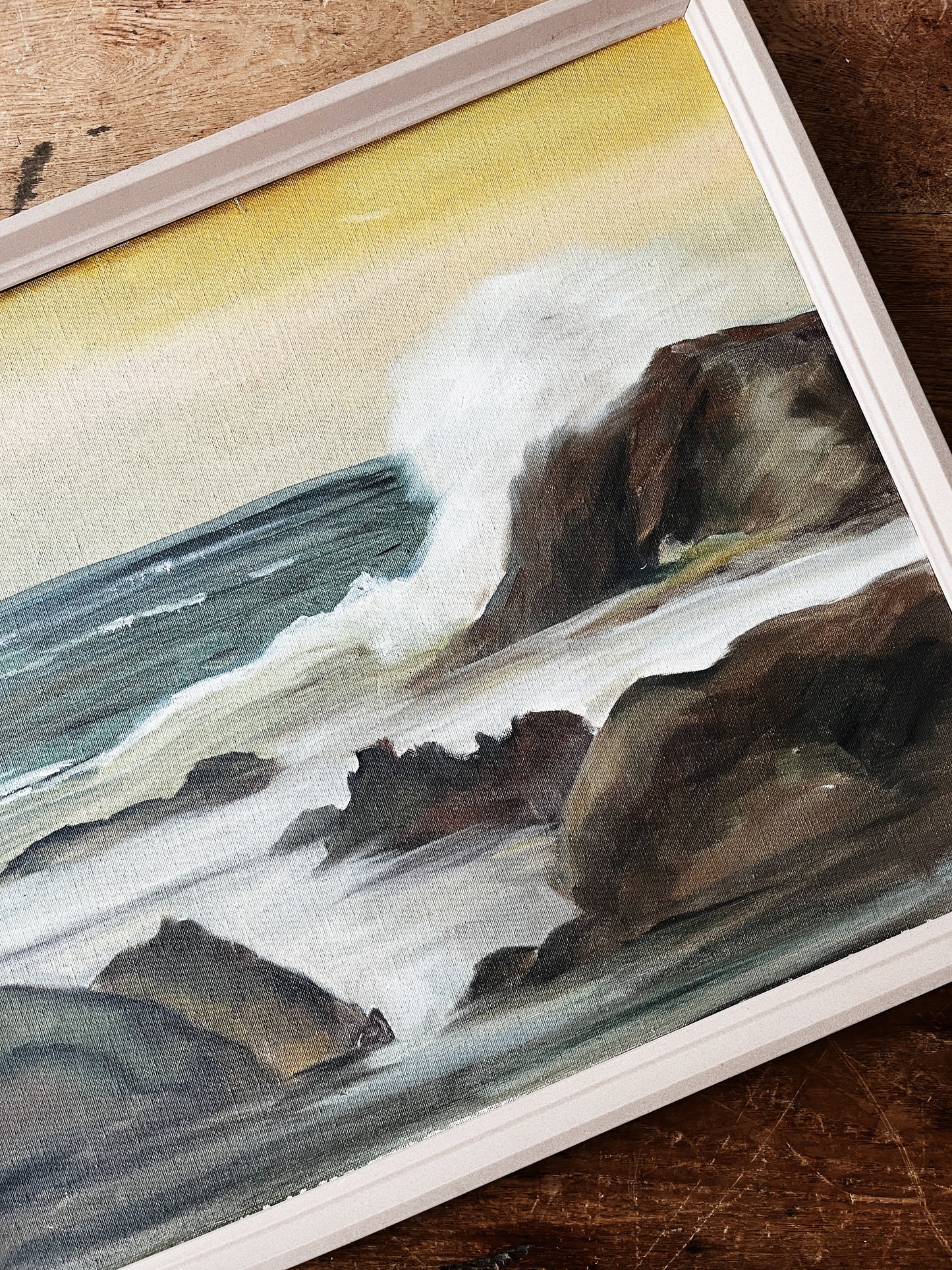 Vintage Oceanscape Painting