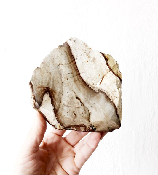 Beautiful Striated Stone Paperweight