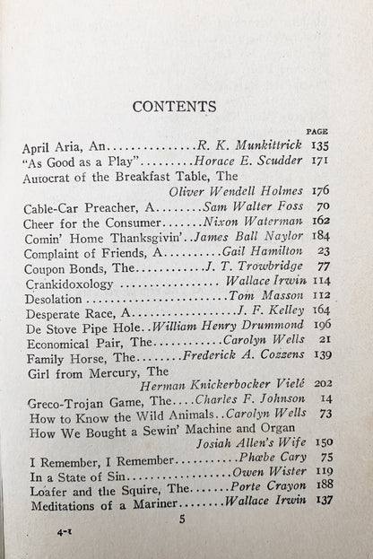 The Wit and Humor of America Vintage Books