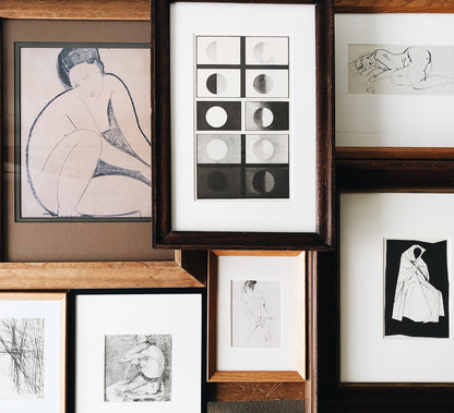 Vintage Mid Century Framed Lithograph