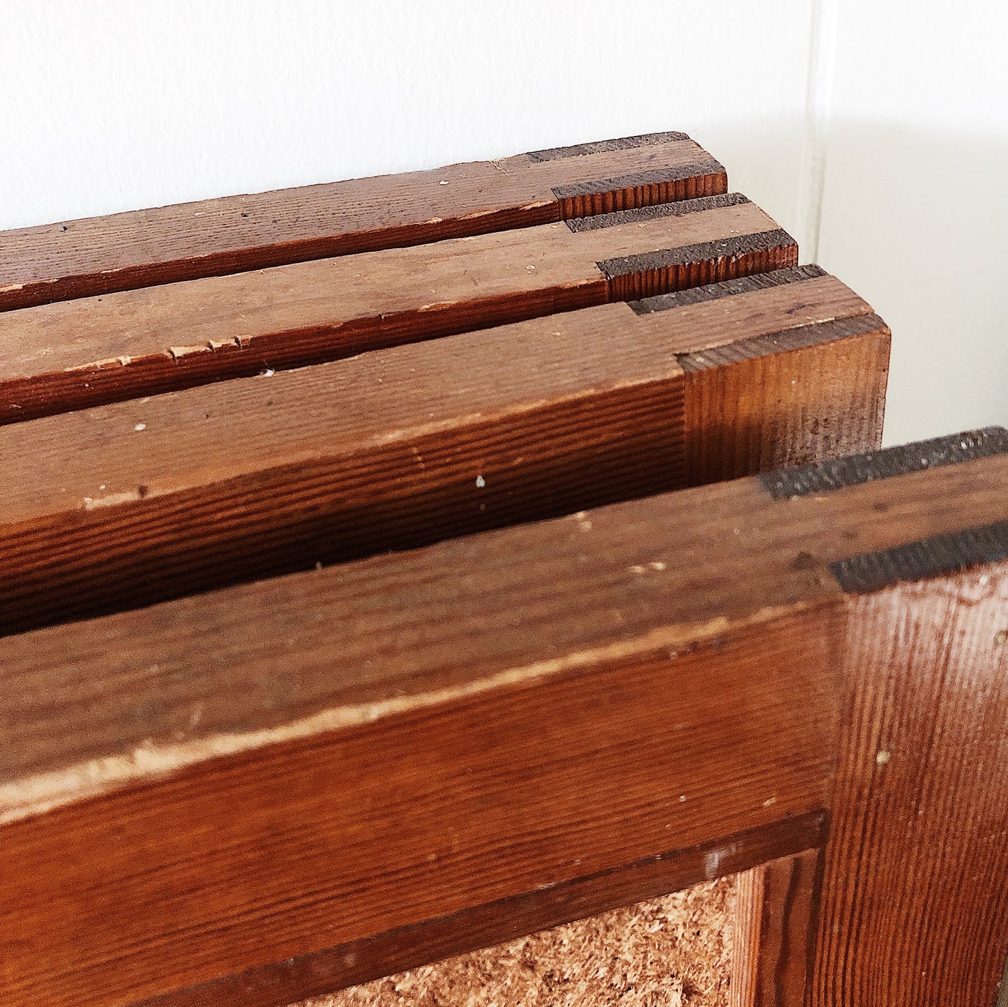 Vintage Half Height Room Divider Display