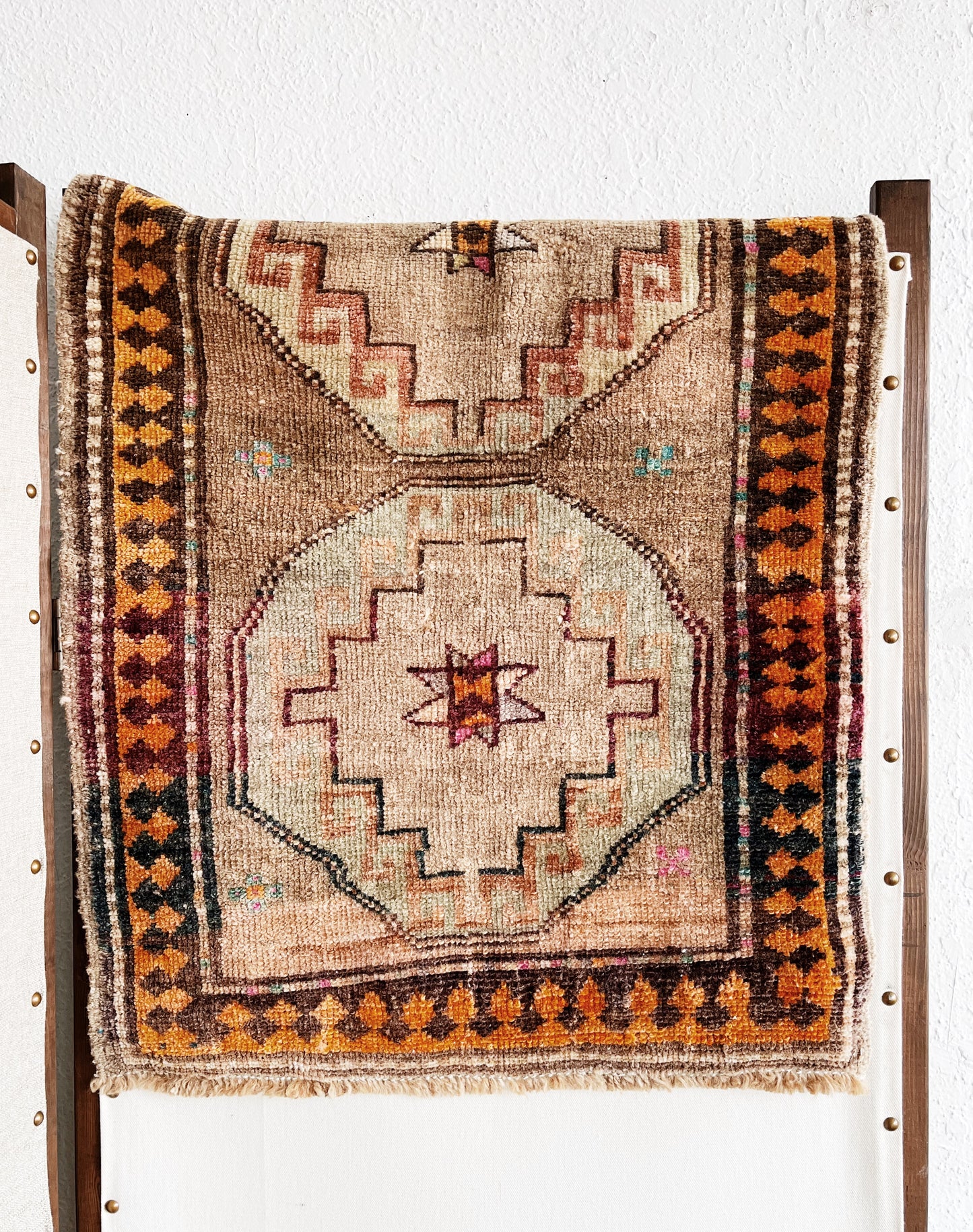 Vintage Turkish Mini Rug