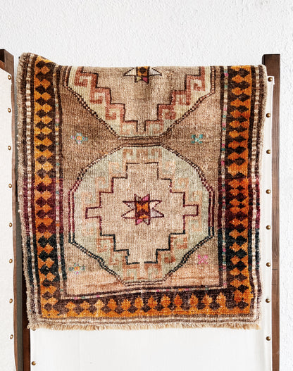 Vintage Turkish Mini Rug