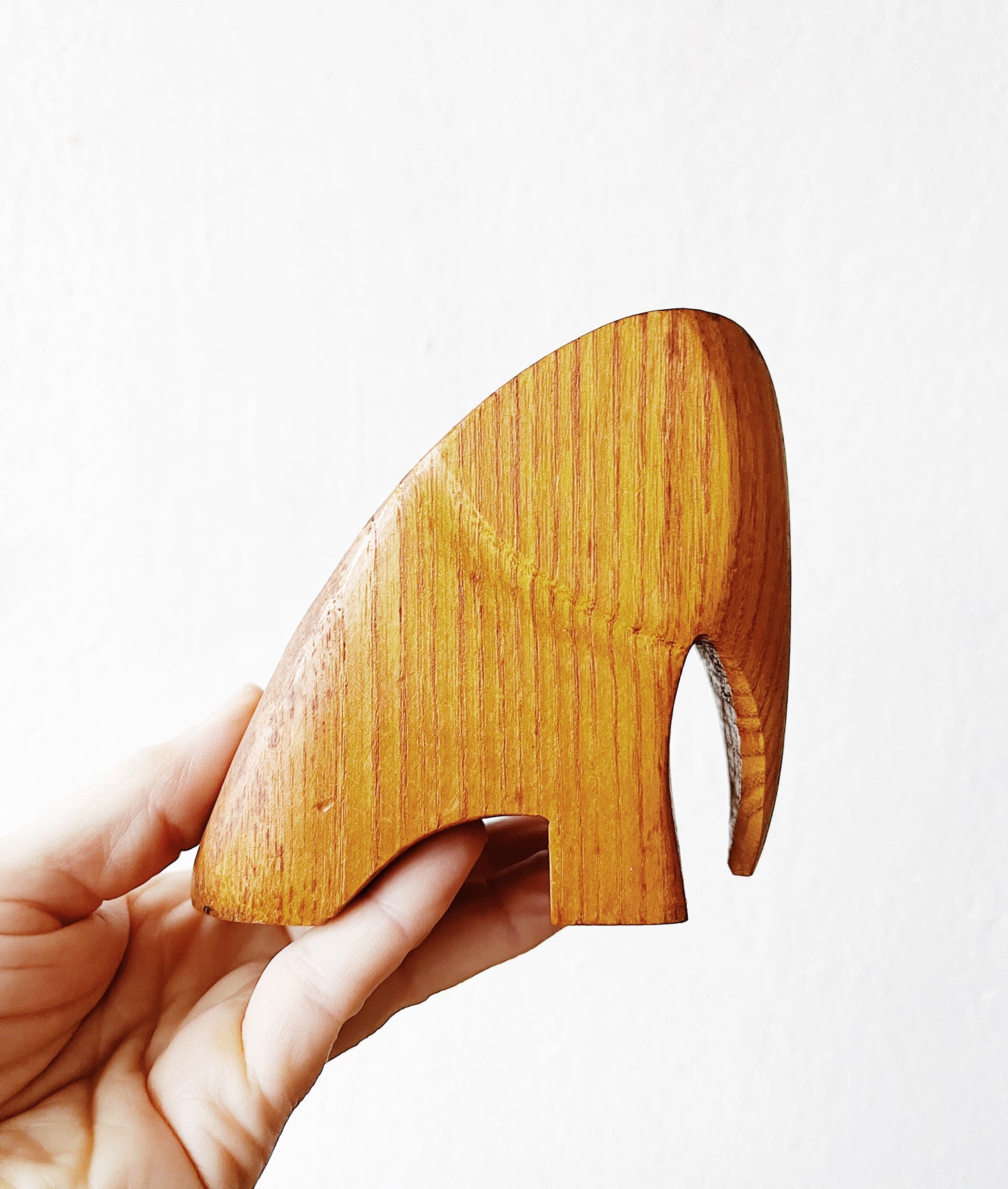 Solid Wood Elephant Bookends