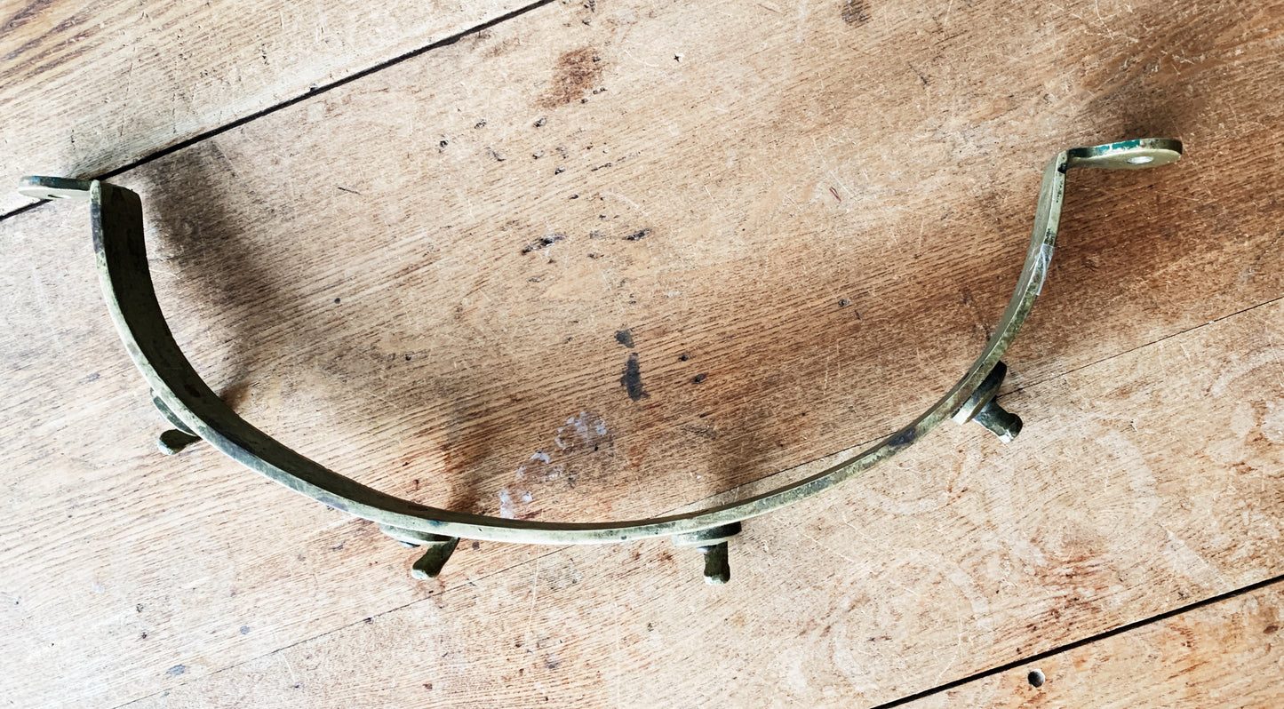 Aged Brass Pot Rack