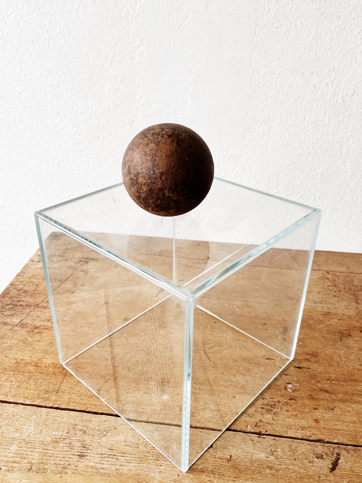 Plate Glass Display Cube