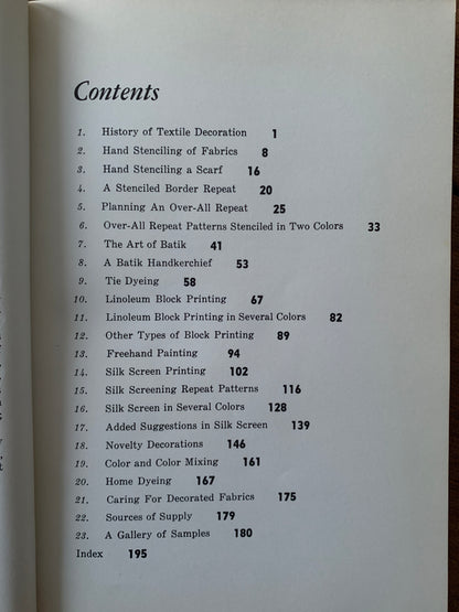 Vintage Fabric Craft Book c1959