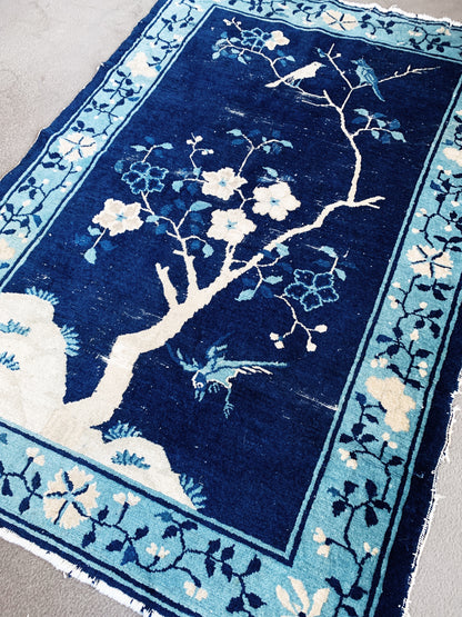 Vintage Plush Wool Rug