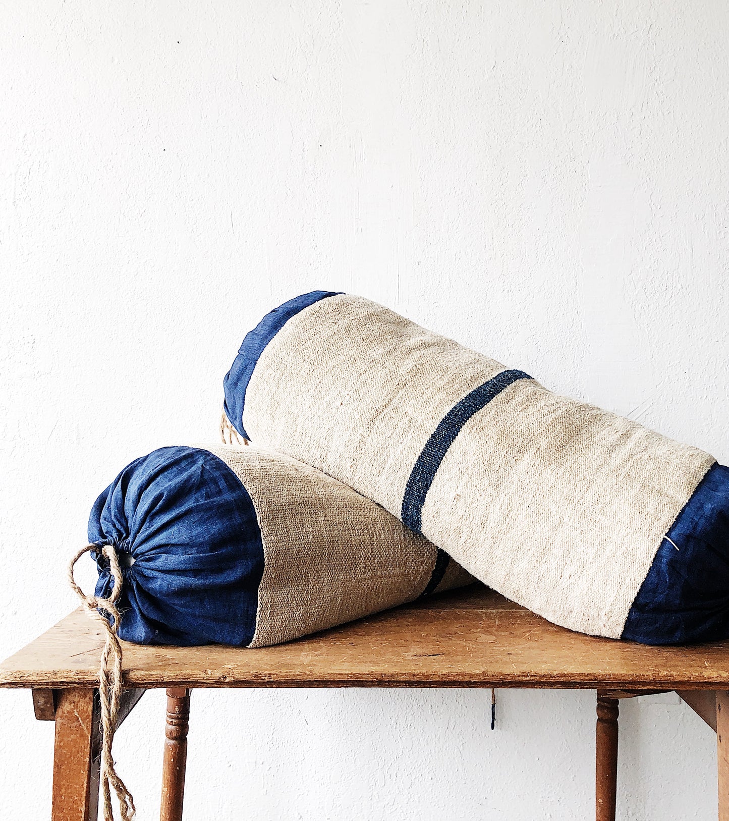 Handmade French Bolster Pillow
