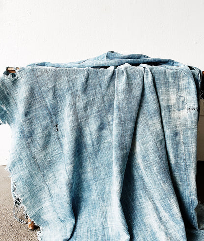 Vintage Indigo Mudcloth