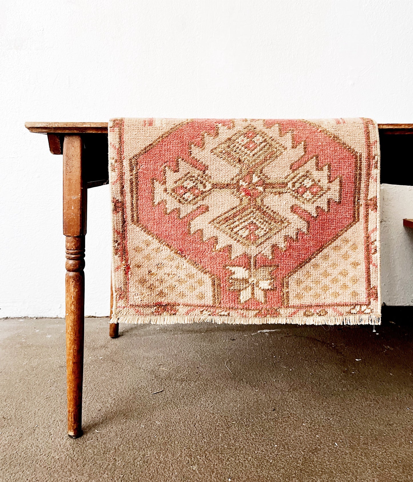 Vintage Turkish Mini Rug