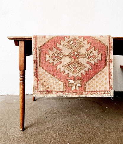 Vintage Turkish Mini Rug