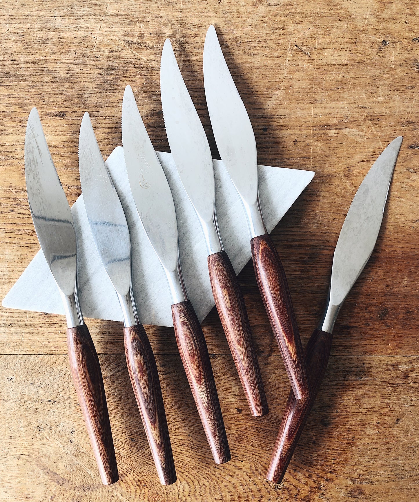 Mid Century Japanese Knife Set
