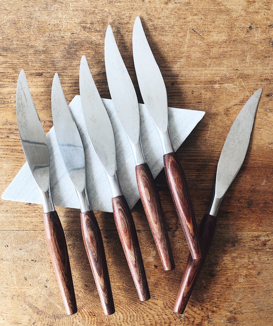 Mid Century Japanese Knife Set