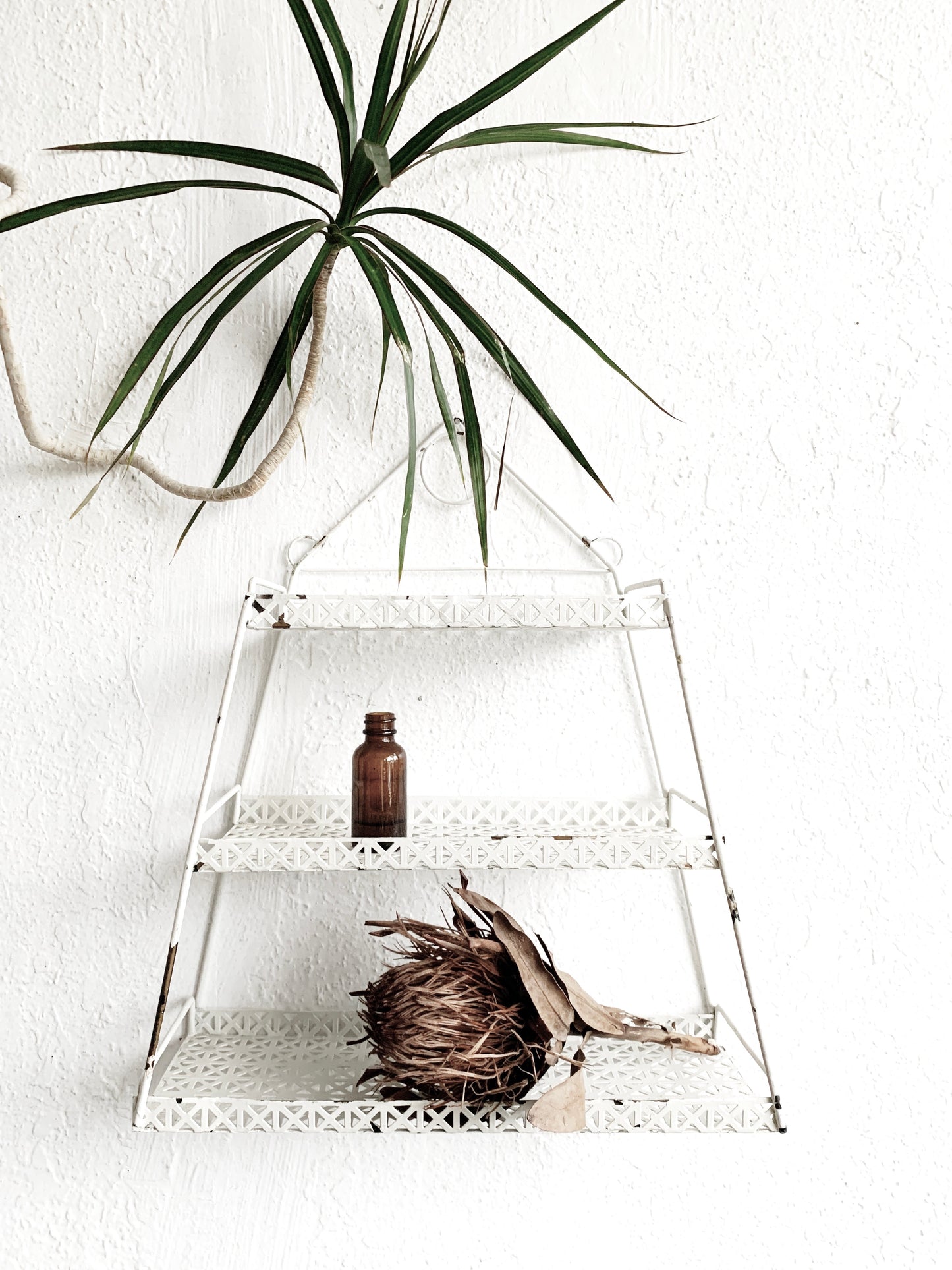 Mid Century Metal Shelf