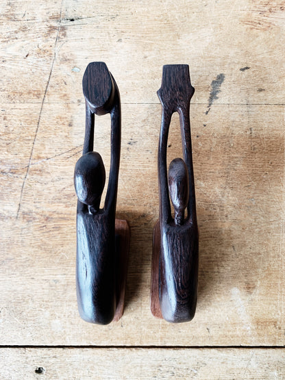 Mid Century Wood Sculpture