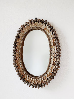 Vintage Shell Mirror