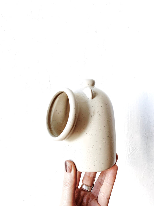 Wide Mouth Ceramic Pig