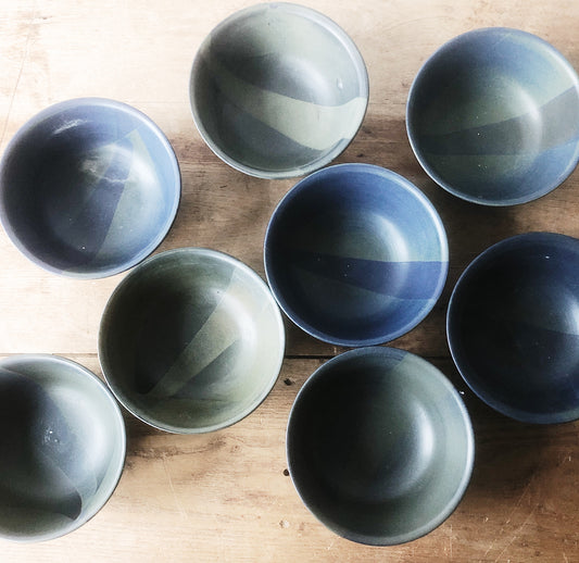 Vintage Tai Tau Mid Century Stoneware Bowls