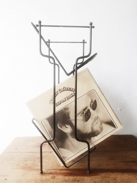 Vintage MCM Record Rack