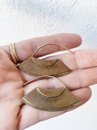 Handmade Brass Earrings