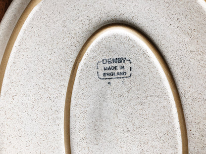 Vintage Denby Potter’s Wheel Stoneware Platter