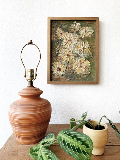 Vintage Terra Cotta Lamp