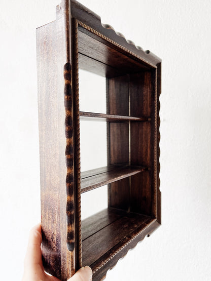 Vintage Mirrored Shelf