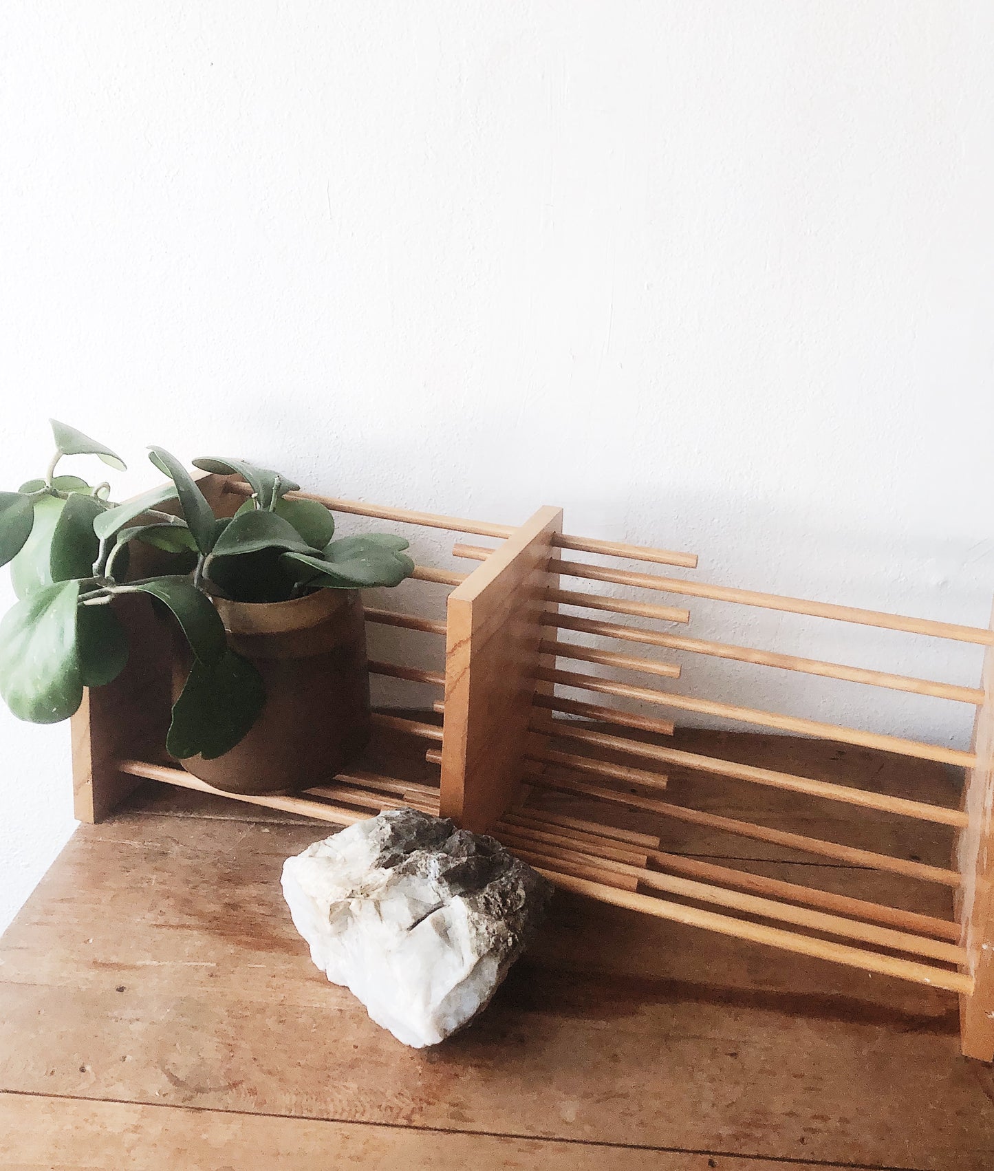 Vintage Expanding Book Rack or Shelf