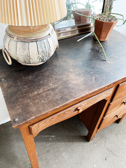 Antique Wood Desk