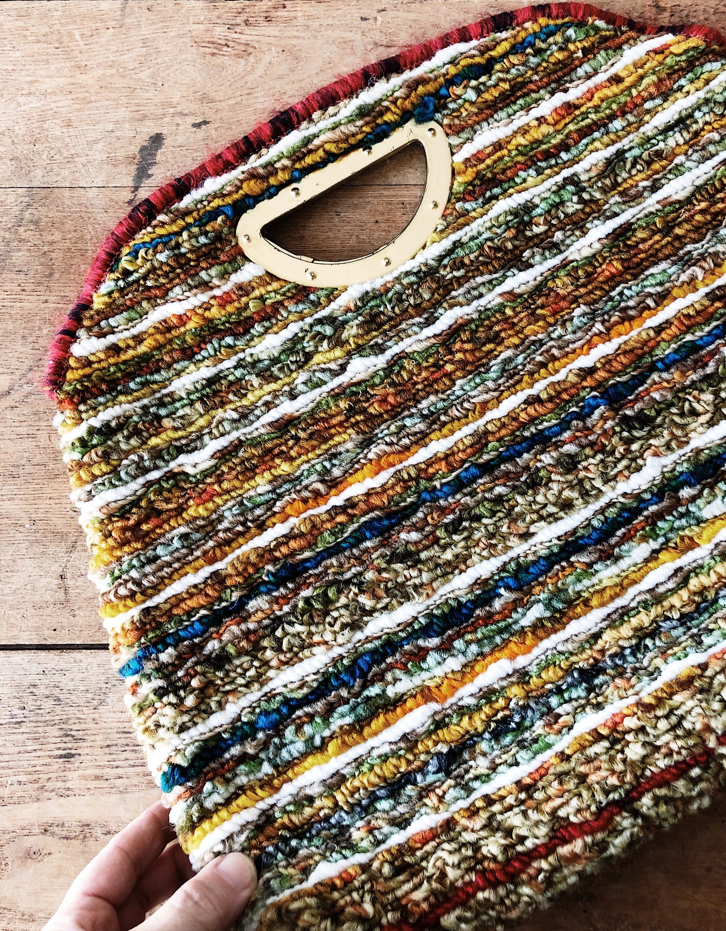 Vintage Carpet Bag Tote