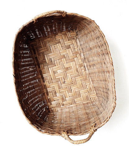 Vintage Shallow Basket