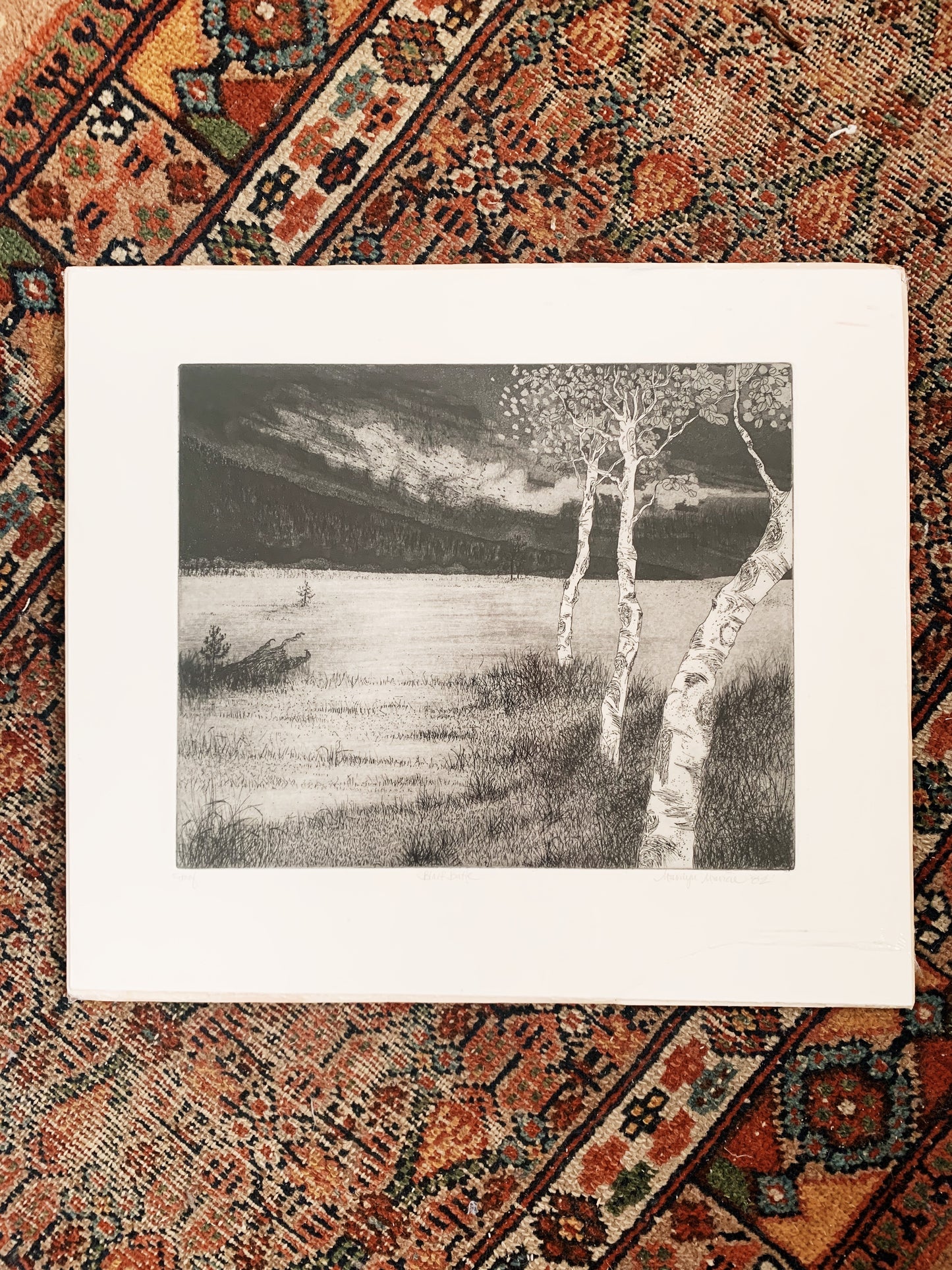 Vintage Black Butte Etching