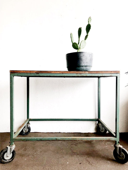 Vintage Industrial Rolling Cart