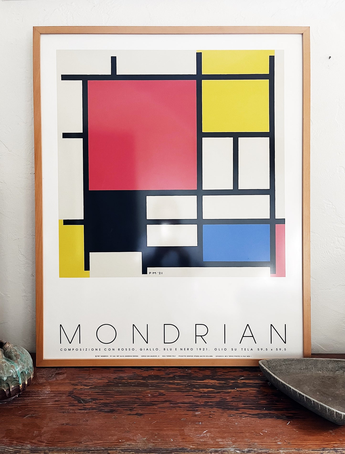 Vintage Mondrian Serigraph