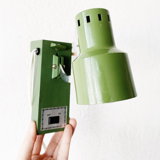Vintage Avocado Green Task/Reading Light
