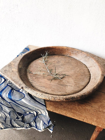 Primitive Wood Dough Bowl