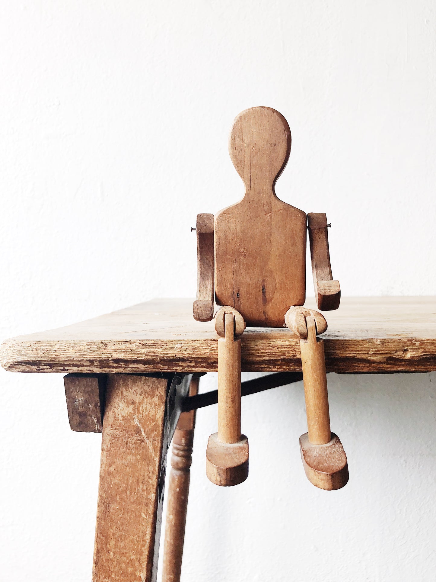 Vintage Wooden Person